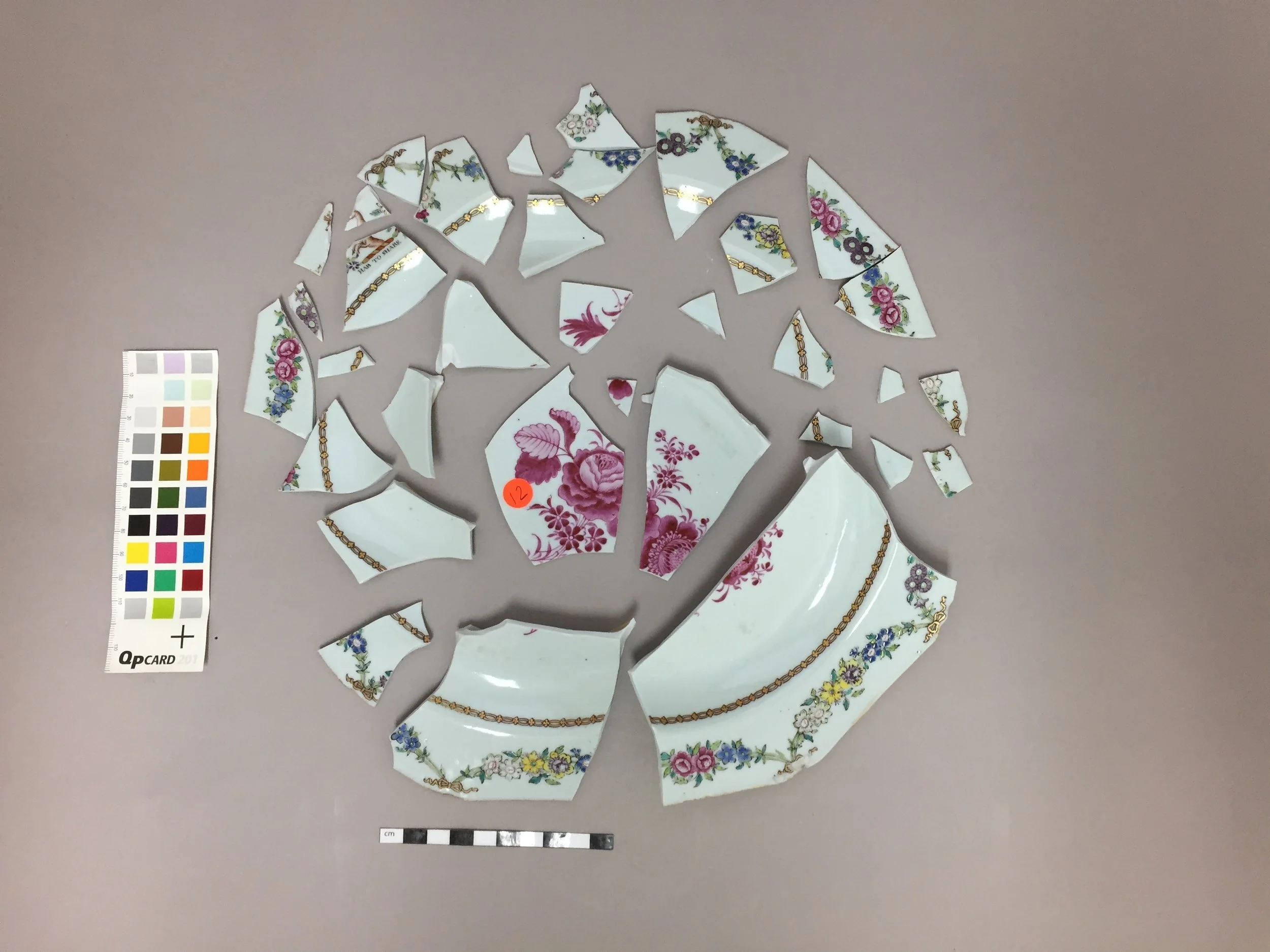  The object before treatment began. 