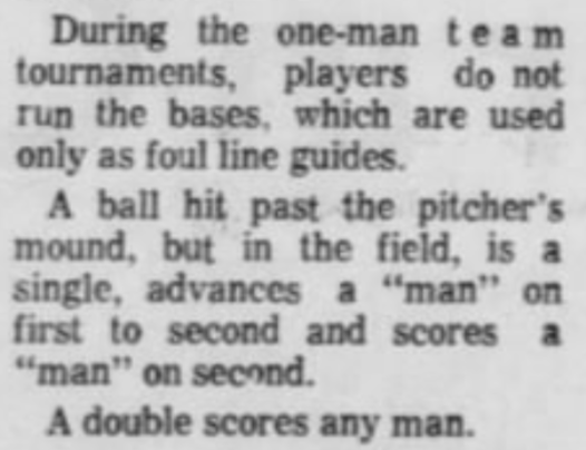 Gelman, B. (1968, July 28). This is Baseball? Kids Like It. Southern Illinoisan . Pg. 8.