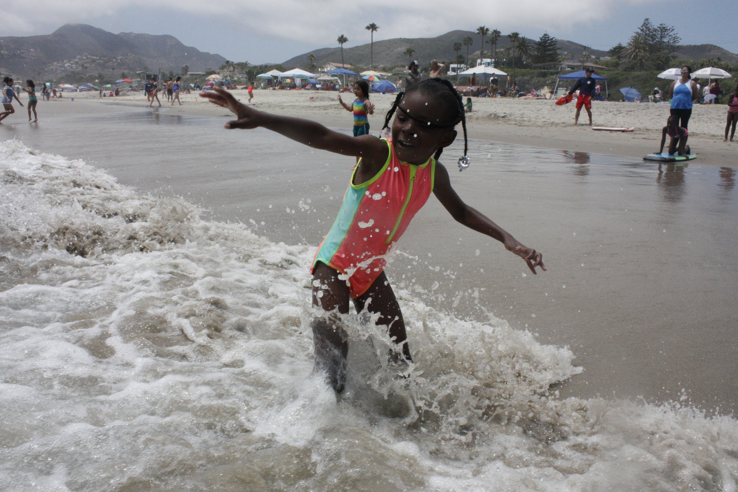 Girl in Ocean-great-Camp4All June 30th 2018 -photo by David Keller..JPG