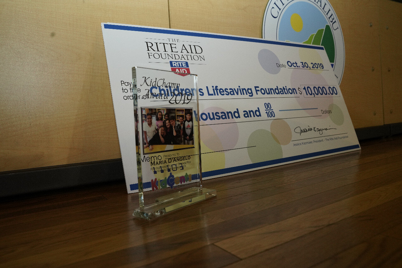 Rite Aid Foundation Kids Champ Award and Check Photo-2019.jpg