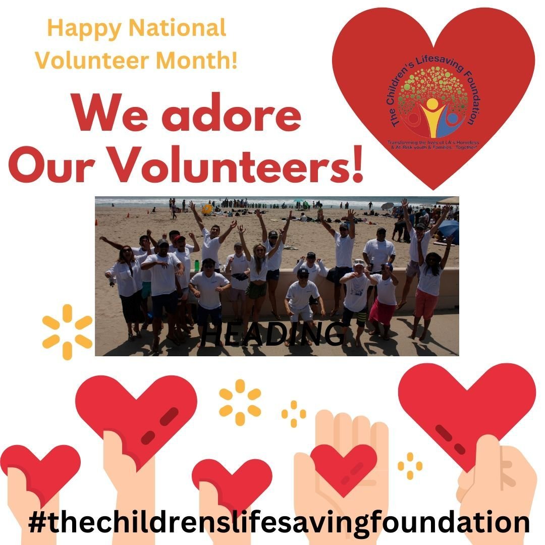 CLF LOVES OUR VOLUNTEERS! And this April, this #NationalVolunteerMonth, we would like to take the time to remind everyone of some wonderful volunteer opportunities for you, your teen, your company, business, family or SELF to give back to your local 