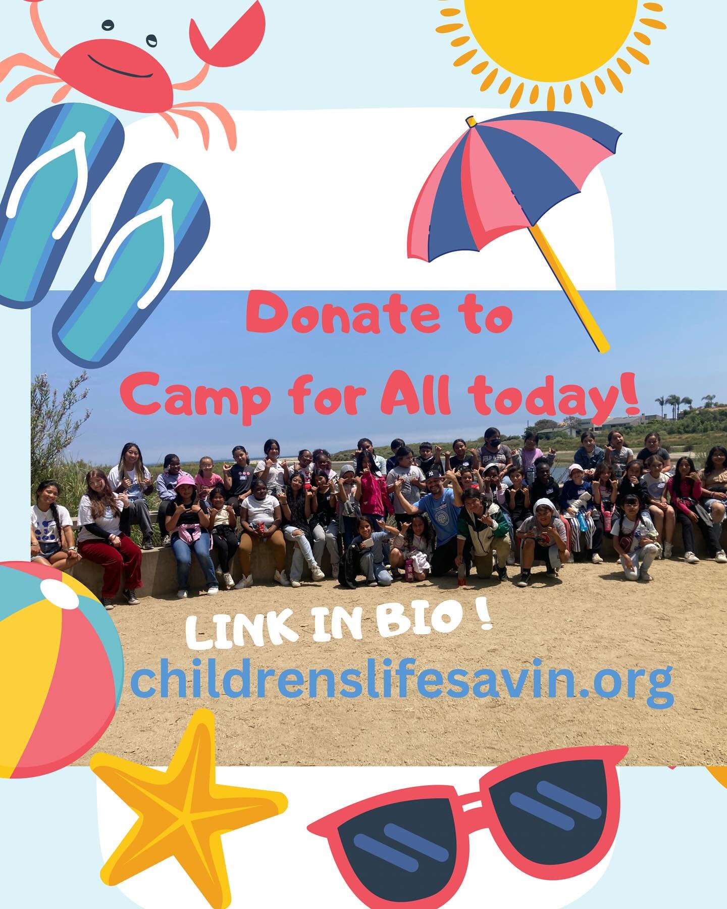 Happy Wednesday! 🥰💕Please consider #giving today to a wonderful, enriching FREE summer wilderness &amp; surf camp program( #CAMPFORALL!) for youth coming from historically underserved neighborhoods in Los Angeles&hellip; #thankyou #weloveyou #linki