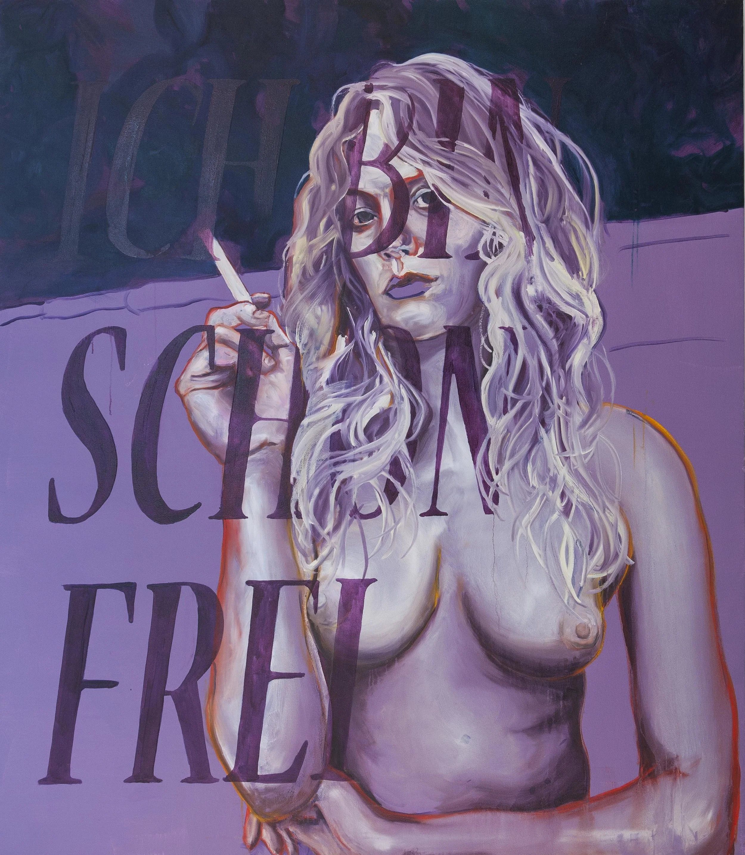 Ich Bin Schon Frei , 2013 Oil on linen, 150x120cm