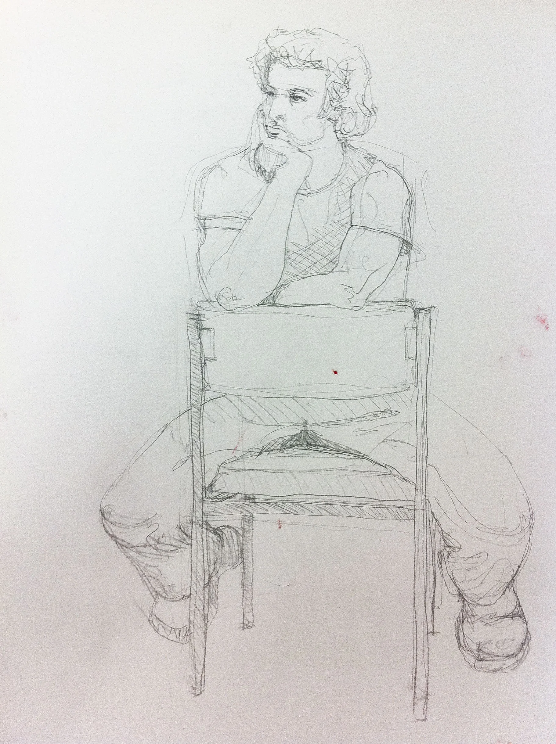One of my life studies while at art college