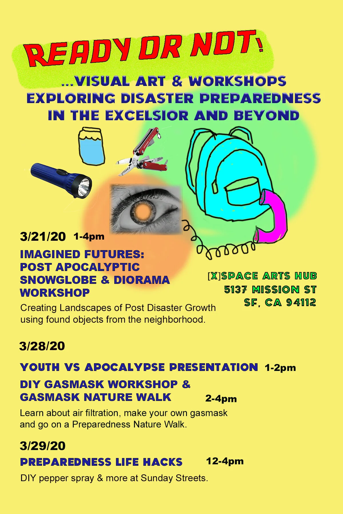 *POSTPONED* - Preparedness Life Hacks DIY Hand Sanitizer during Sunday Streets - Ready or Not!