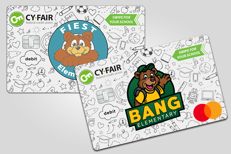 Bang and Fiest Elementary Debit Cards