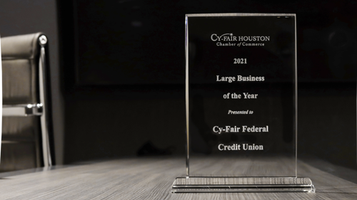 AWARD-WINNING CY-FAIR FCU