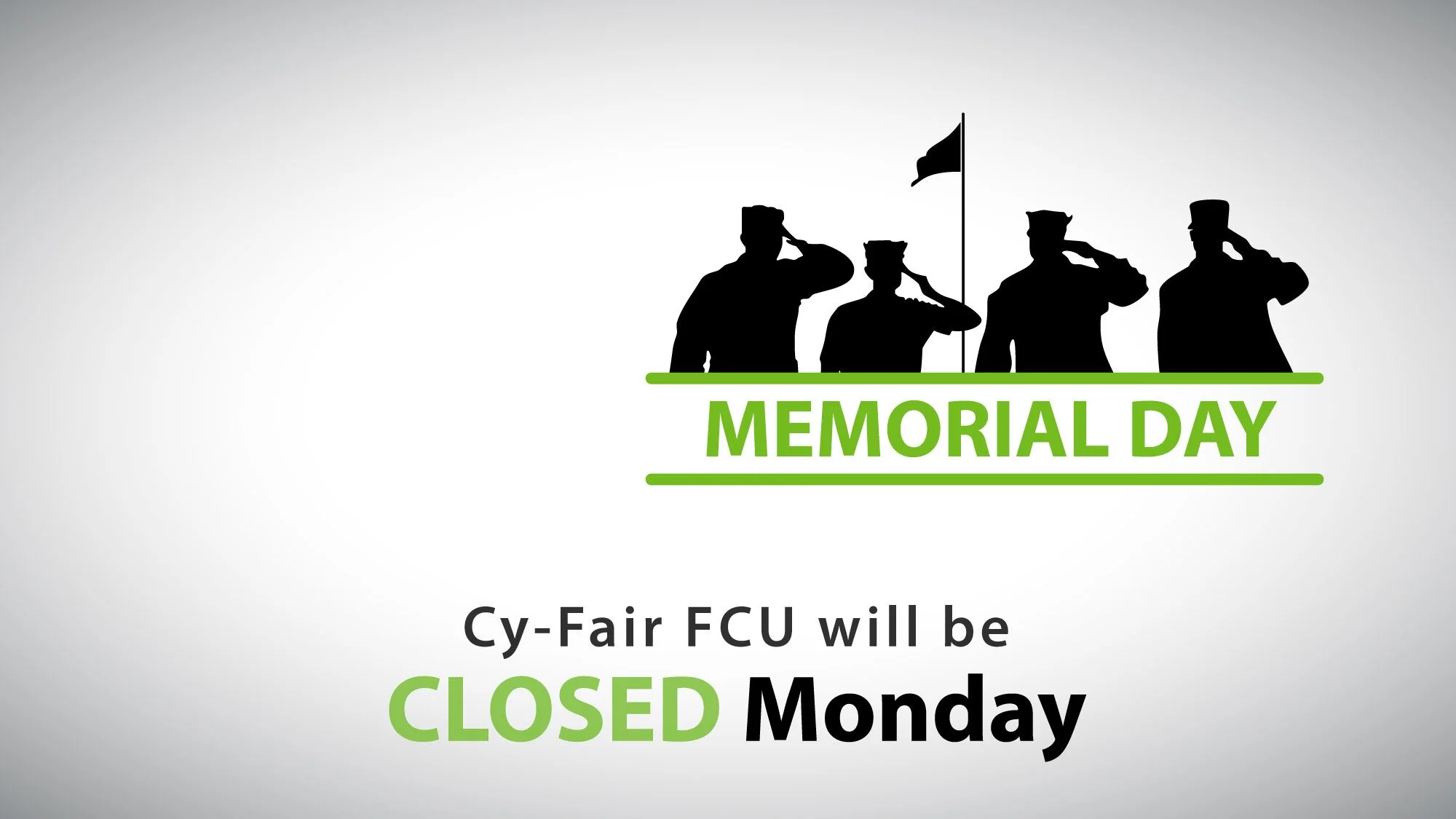 Memorial Day Closure