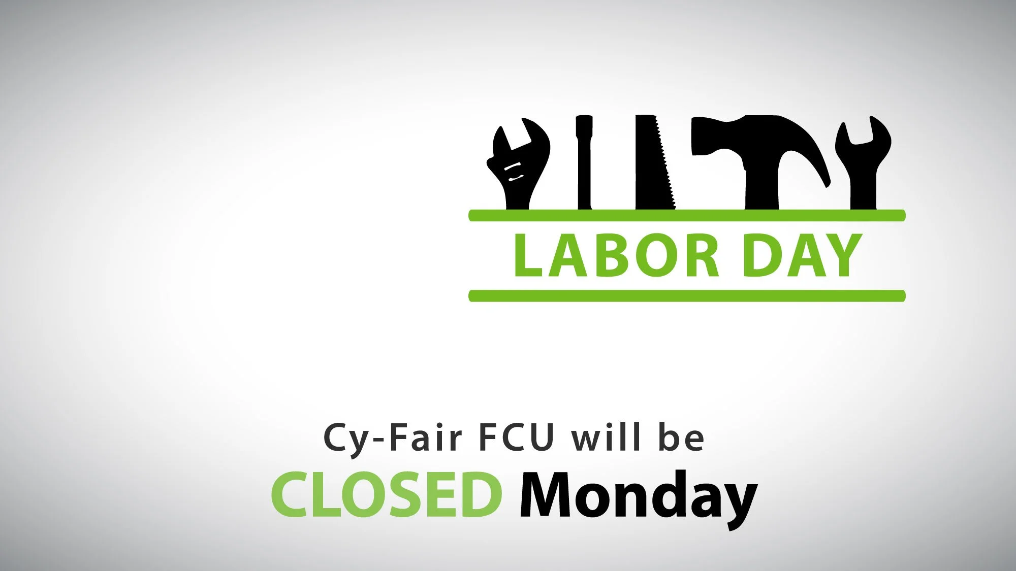 Labor Day Closure