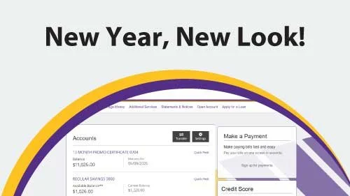 New Look for PVFCU Online Banking