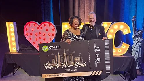 Cy-Fair FCU Awards Teacher Trip to New York 