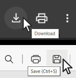 Need to either download or save the file when it opens in your browser.