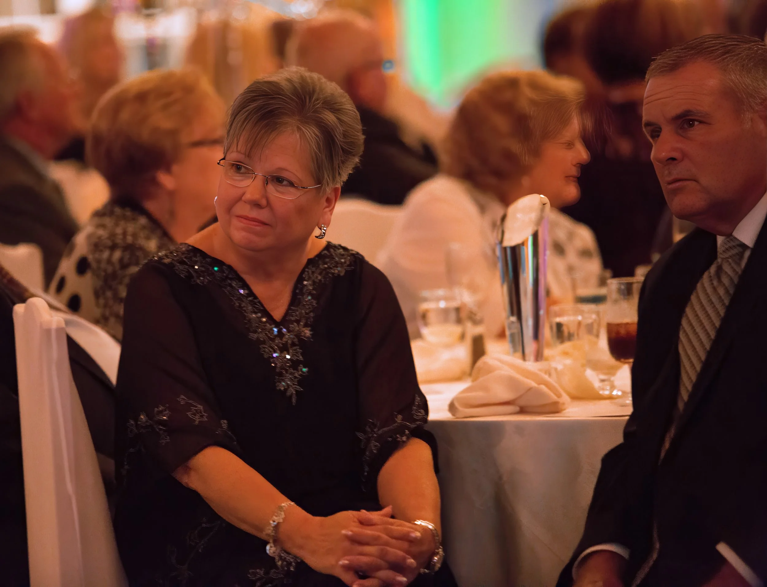 Debbie at Dinner Celebration