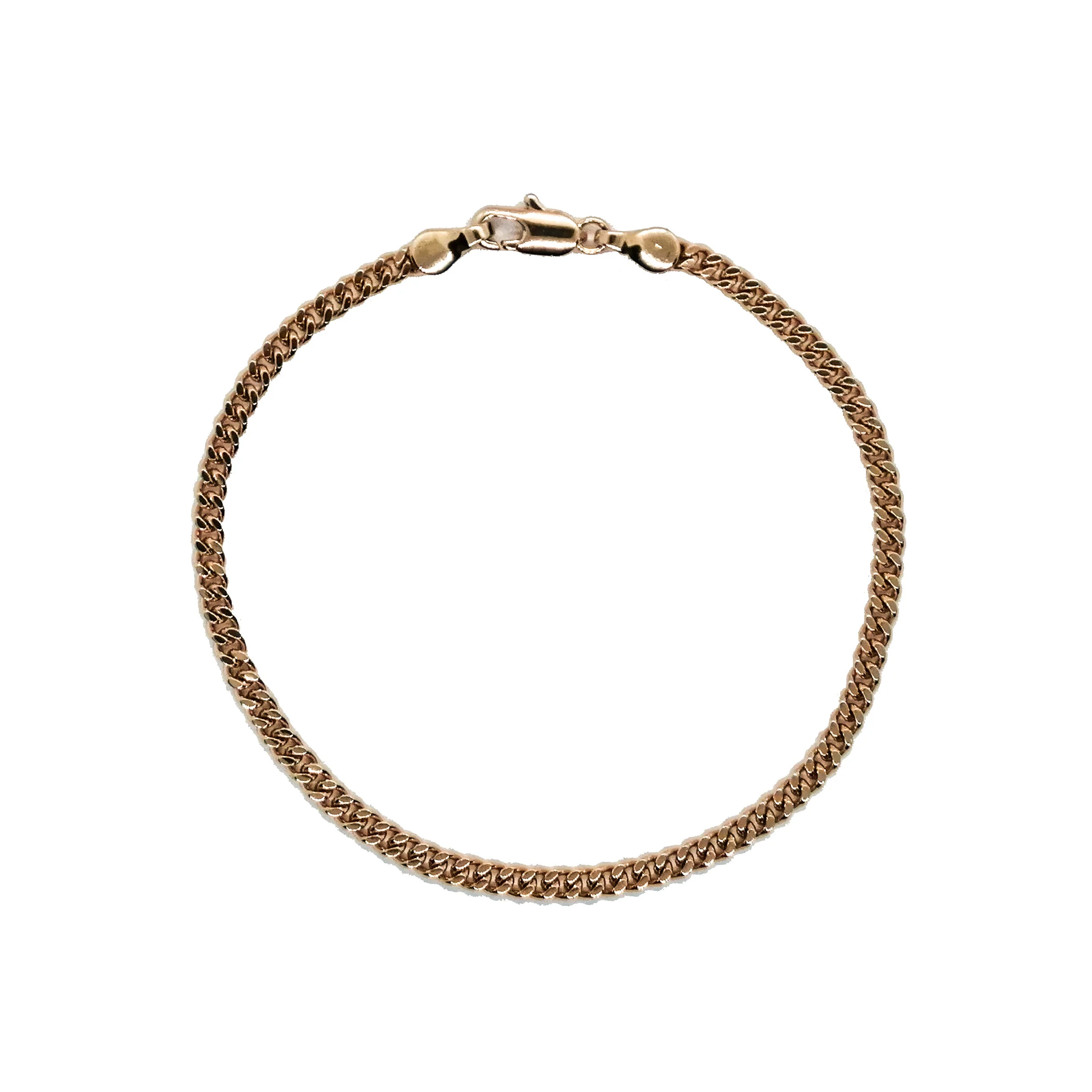 Rose Micro Curb Bracelet