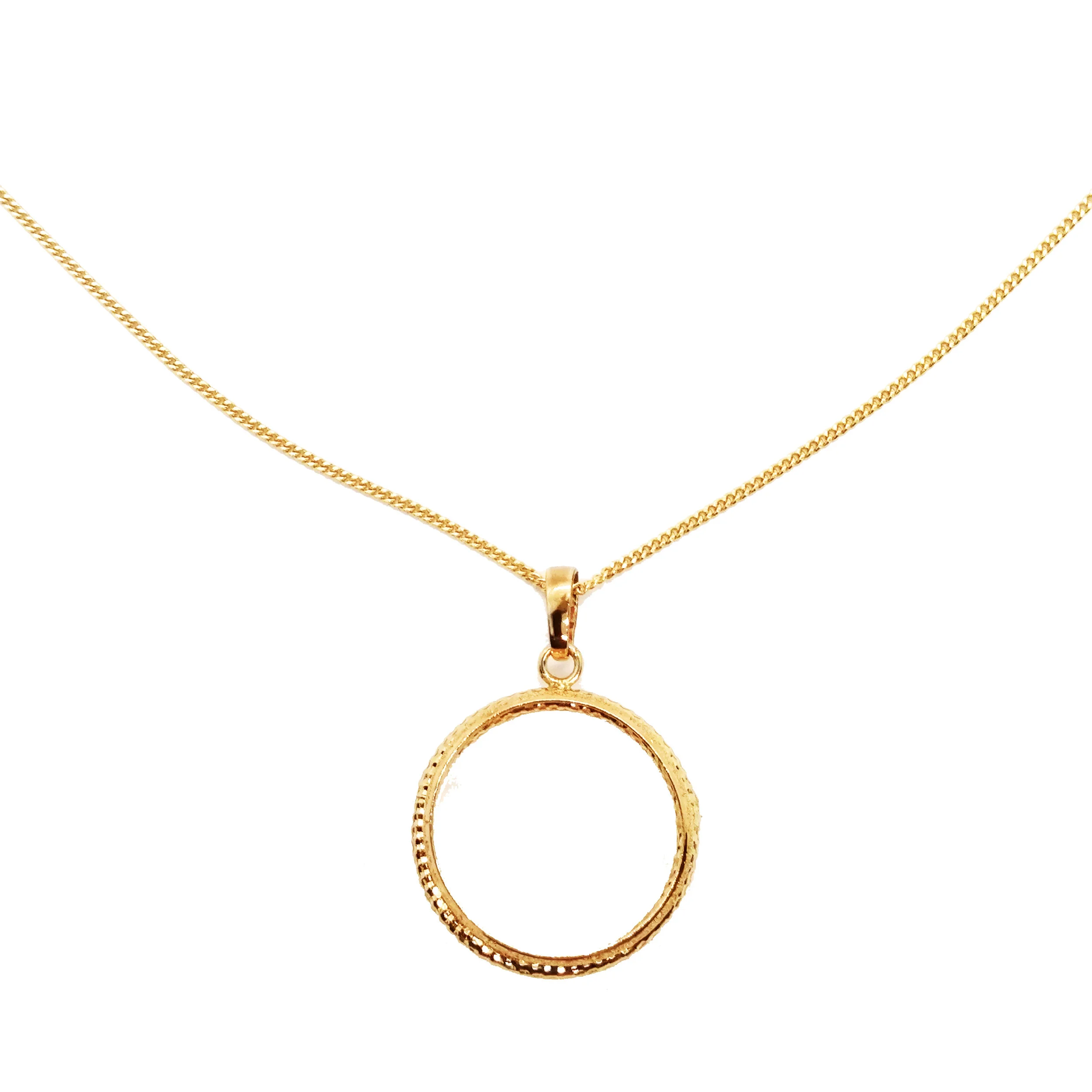 Halo Ring Necklace