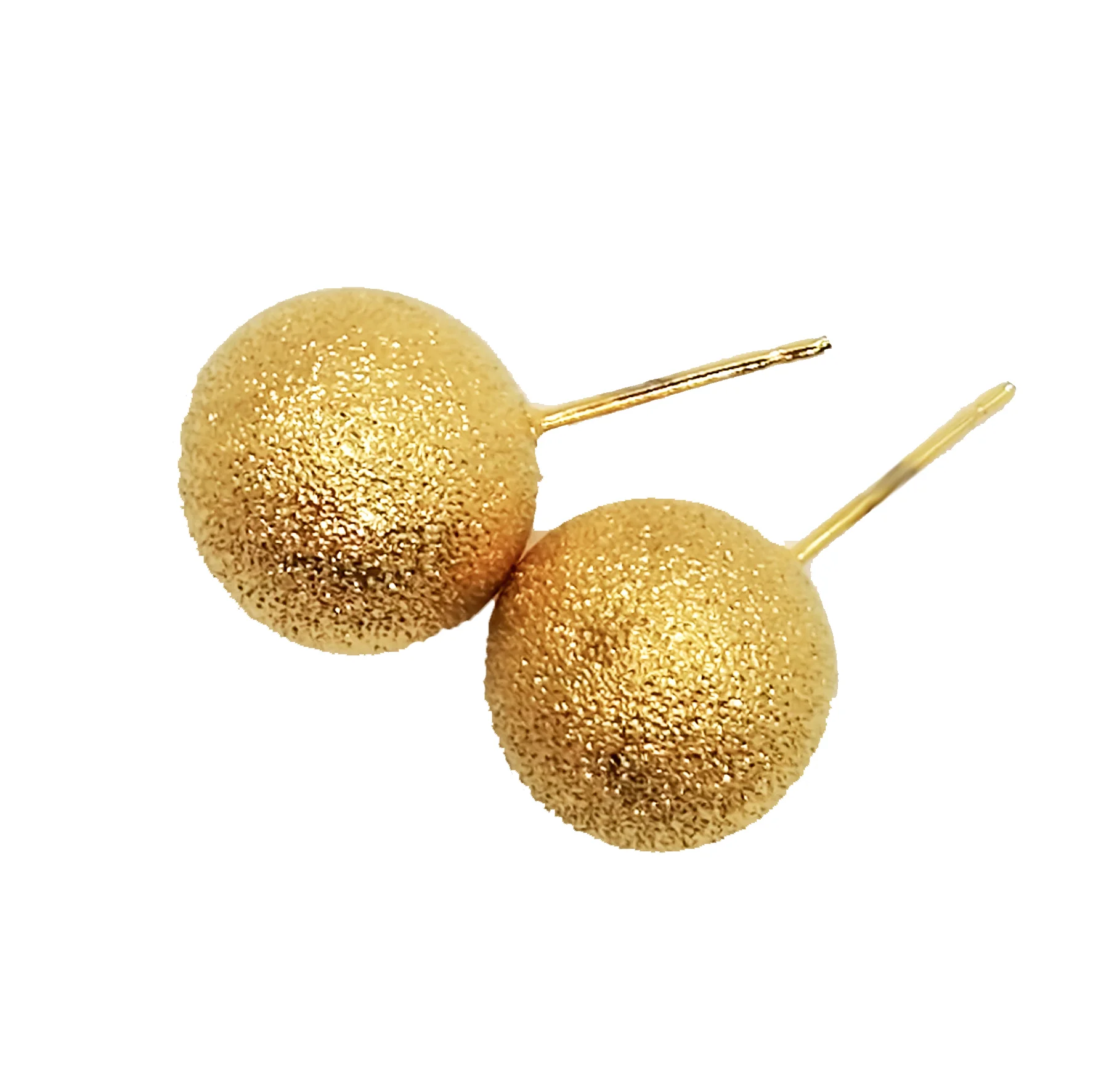 Oversized Frost Globe Studs