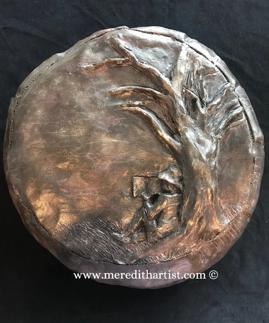 Meditation Pillow Series: Reading Under a Tree