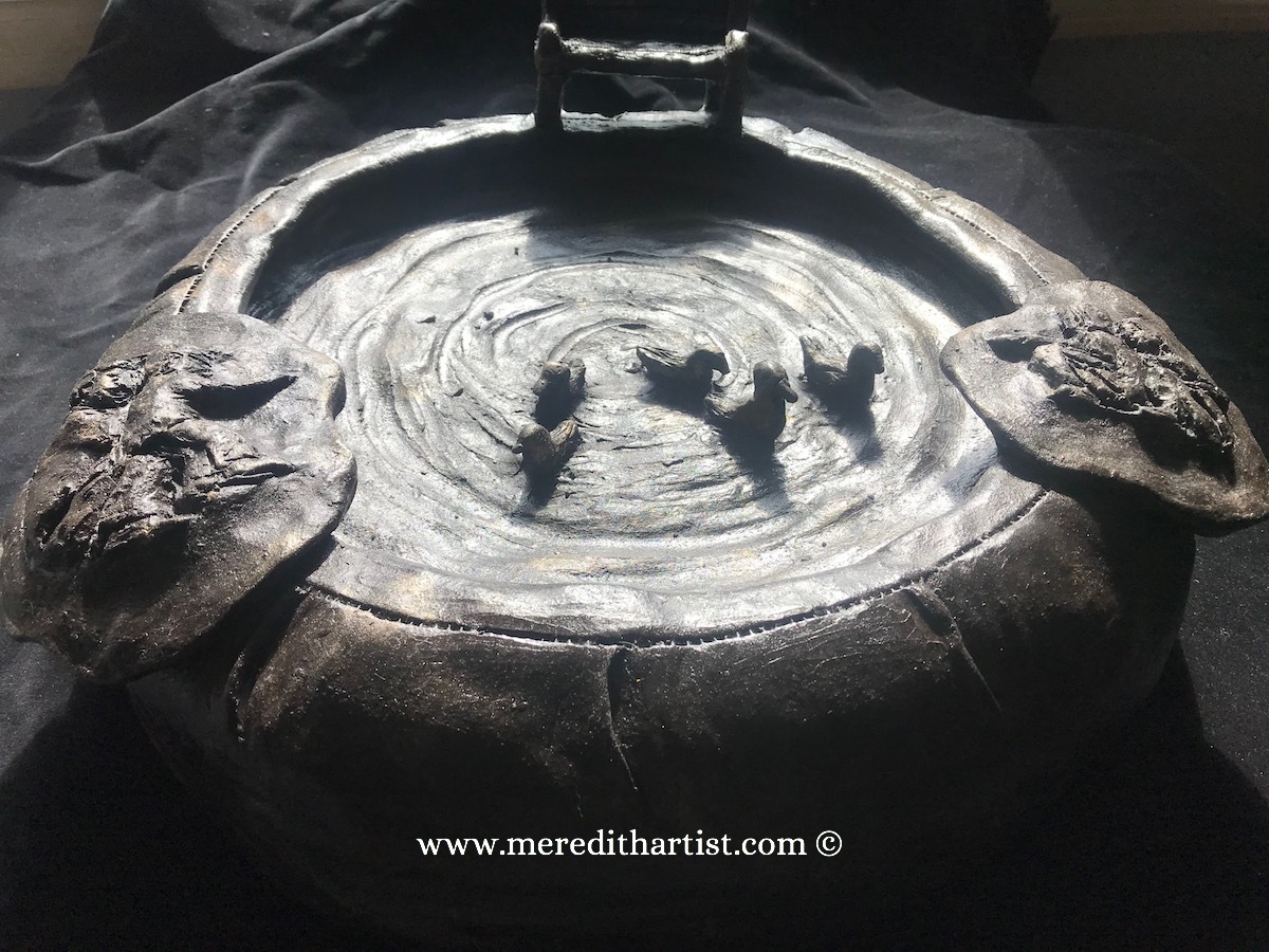 Meditation Pillow Series: Feeding Ducks