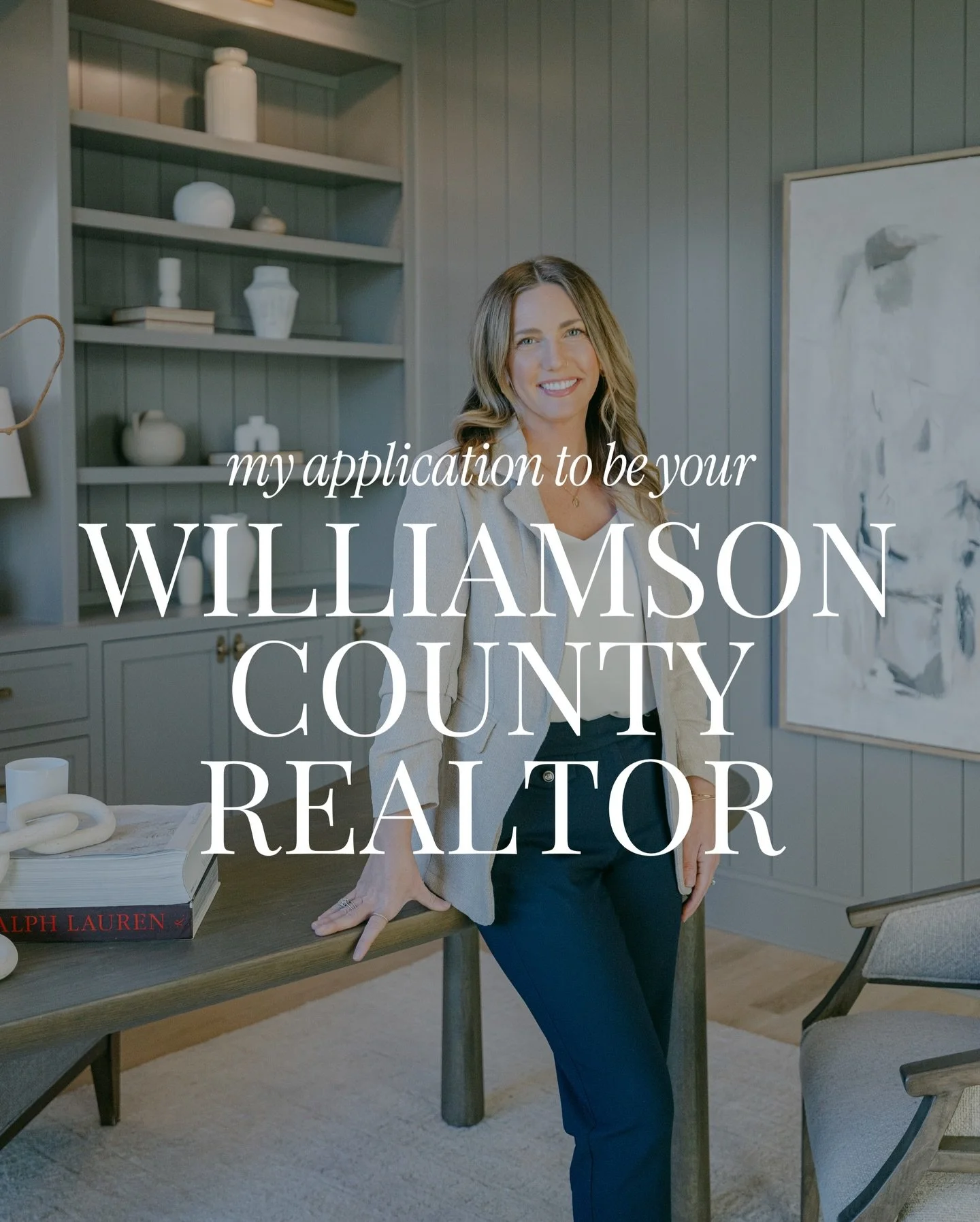 My application to be your Williamson County Realtor 🤍

Once a teacher, always a helper at heart.
I started my career in the classroom because I loved serving others&hellip; and that same passion led me into real estate &mdash; guiding people through