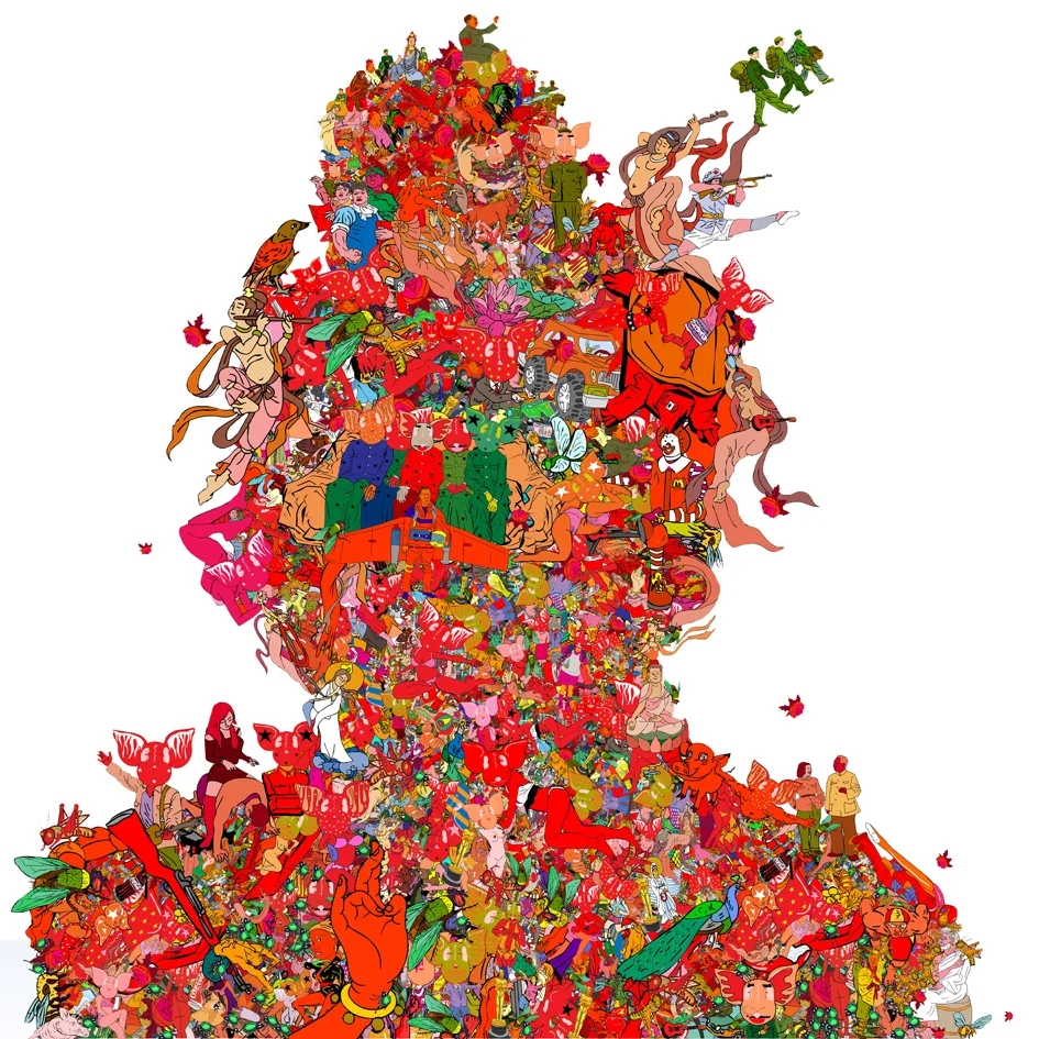 Li Shigong-An innocent portrait-Digital Print-60x60cm-2007-CM2 Space-2.jpg