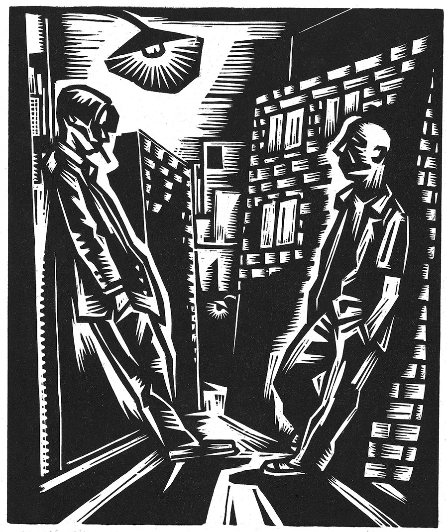 Liu Qingyuan-Speechless-Woodcut-31.1×25cm-2004-CM2 Space.jpg