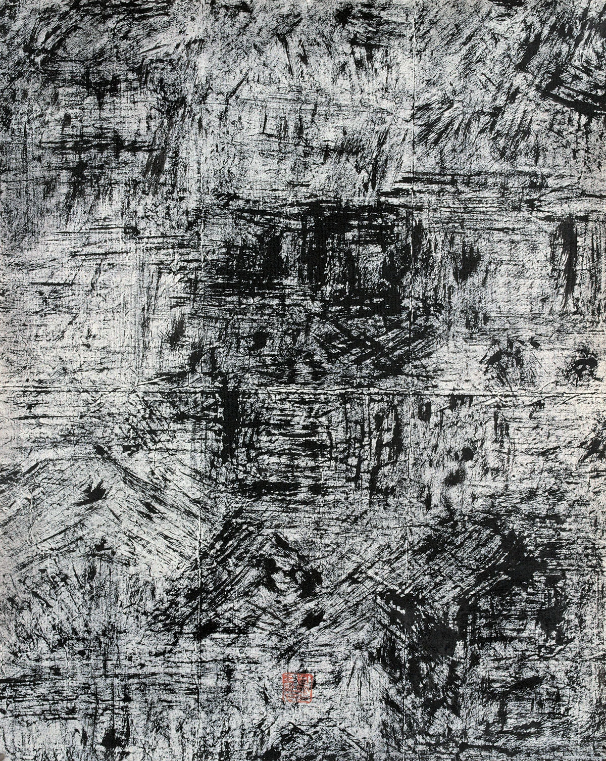 Bian-Hong,-New-Abstract-Calligraphy-Series-3,-35'x38'cm,-2005.jpg