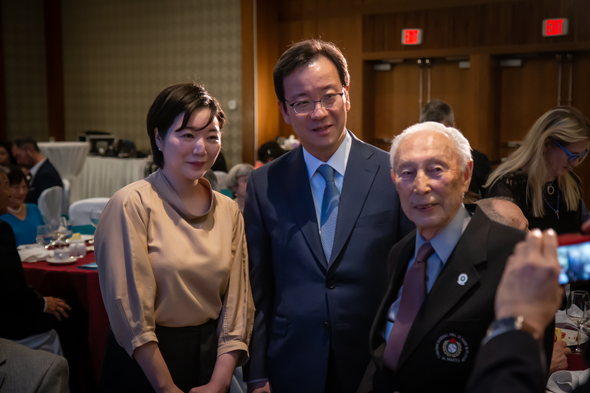Consul General Takashi Hatori with Kaye Kaminishi