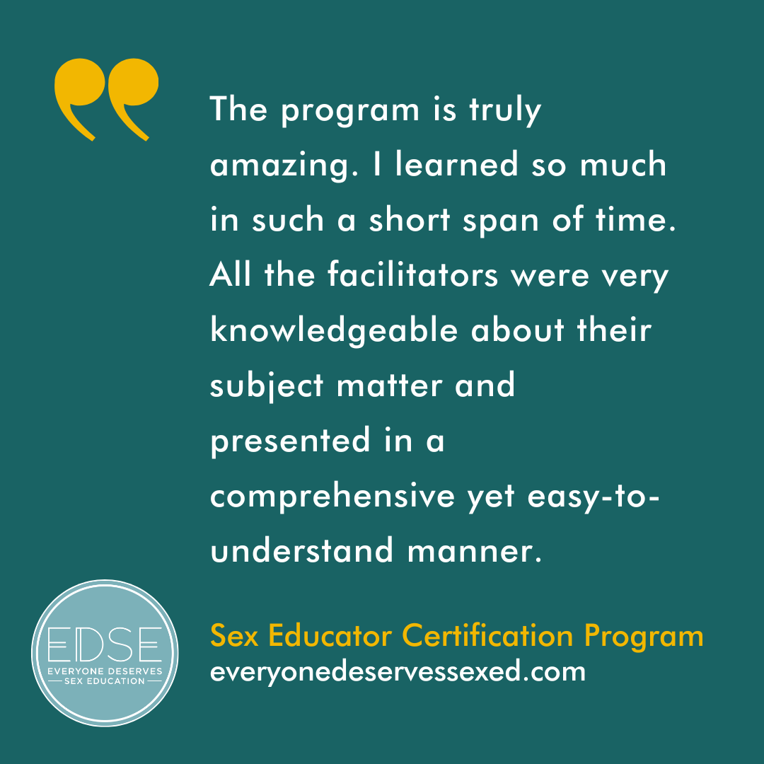  A testimonial that reads, “The program is truly amazing. I learned so much in such a short span of time. All the facilitators were very knowledgeable about their subject matter and presented in a comprehensive yet easy-to- understand manner. ” 