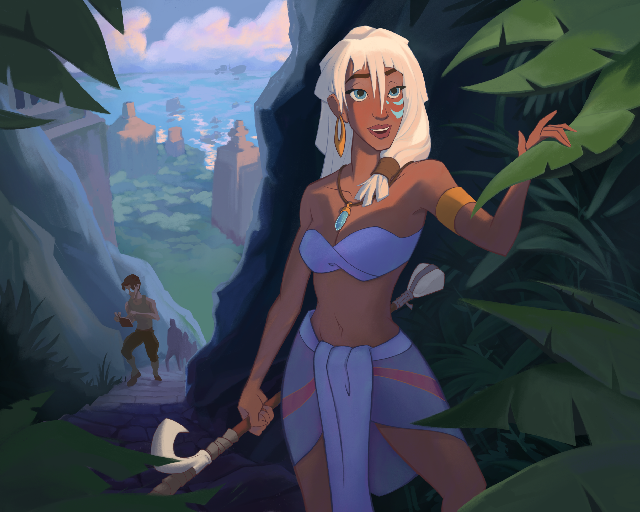 Disney's Atlantis Kida Fan Art (Copy)