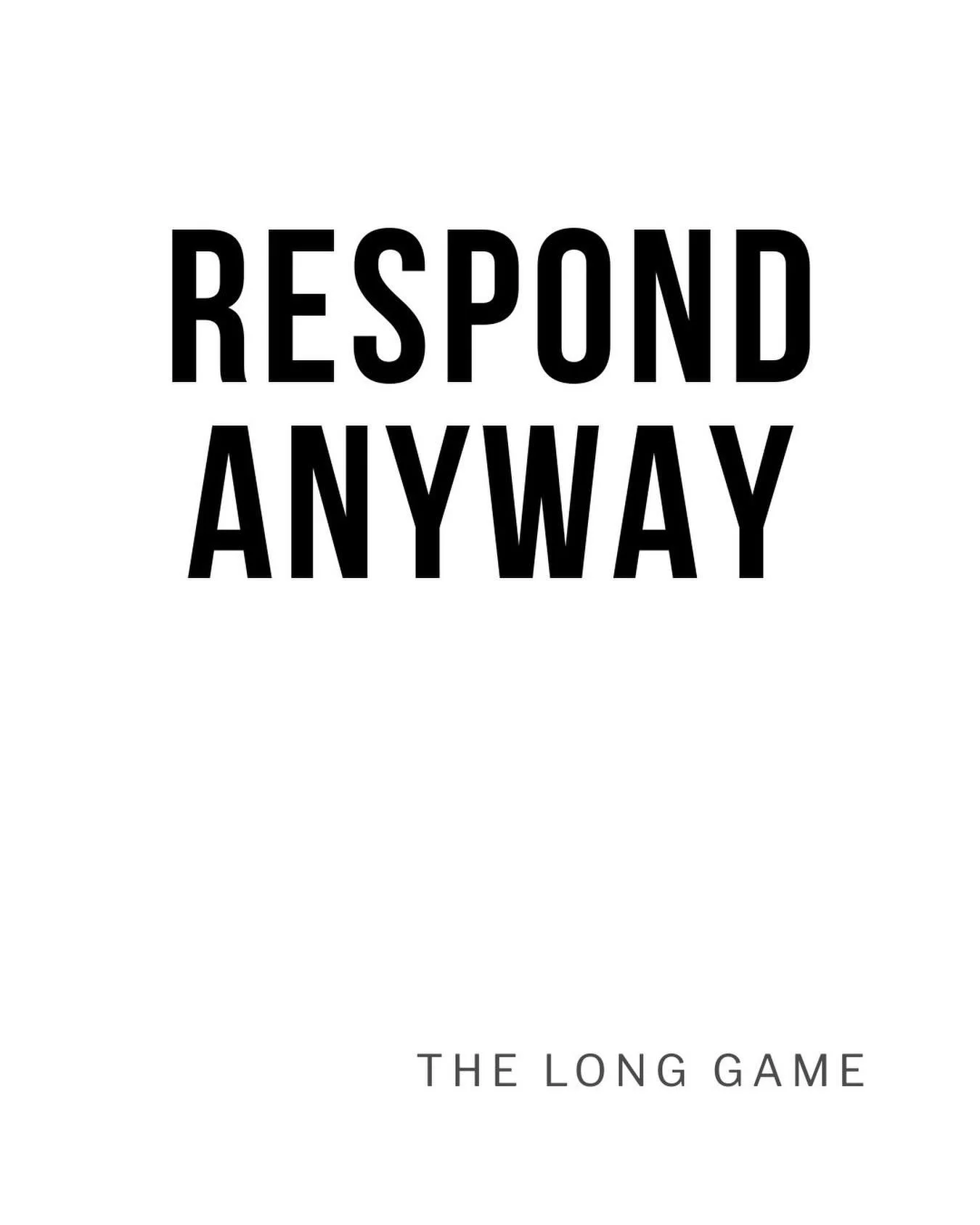 RESPOND ANYWAY.

Even when it&rsquo;s not a fit.

Still reply.

&ldquo;Thanks for your message. I don&rsquo;t think I need this right now, but happy to learn more about what you do and share what I do. You never know when our paths may cross with som