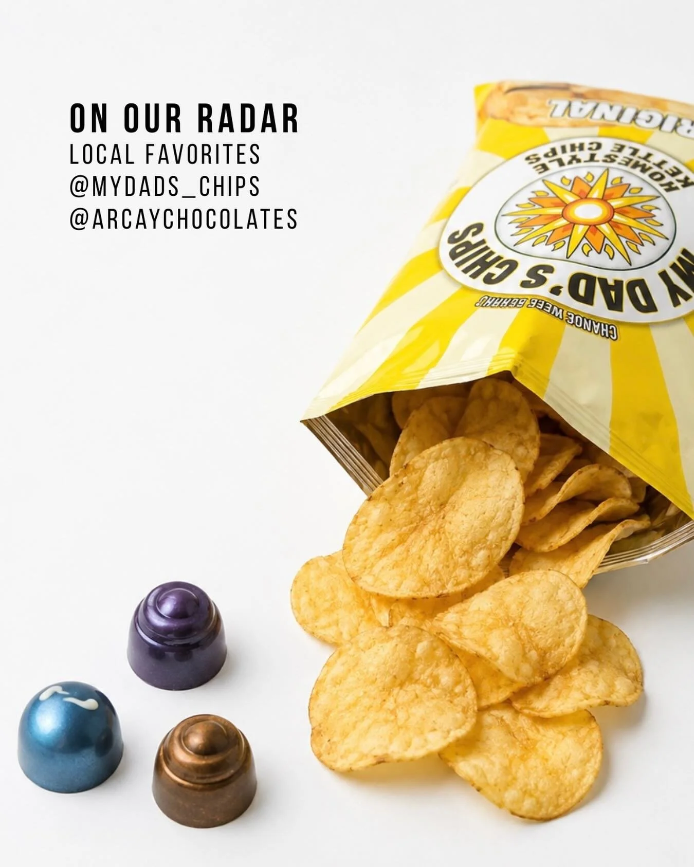 On Our Radar | My Dad&rsquo;s Chips &amp; Arcay Chocolates

When you discover something cool, you share it.

For today&rsquo;s YouTube creator event at @the_space_dc , we made a conscious effort to incorporate local products wherever we could. It&rsq