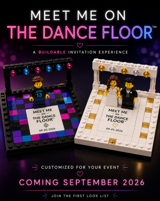 Custom Lego invitations