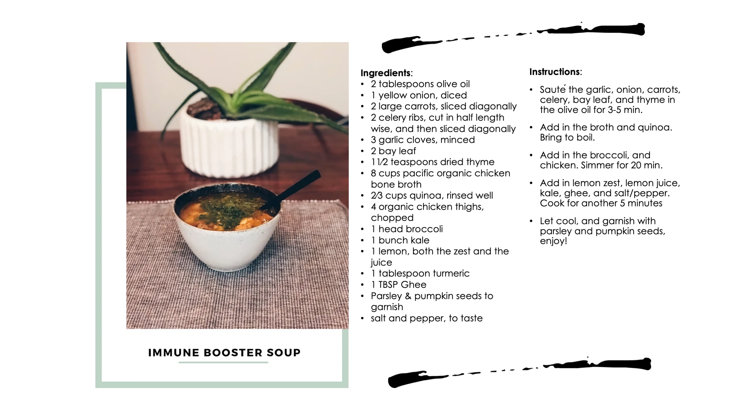 Immune Booster Soup