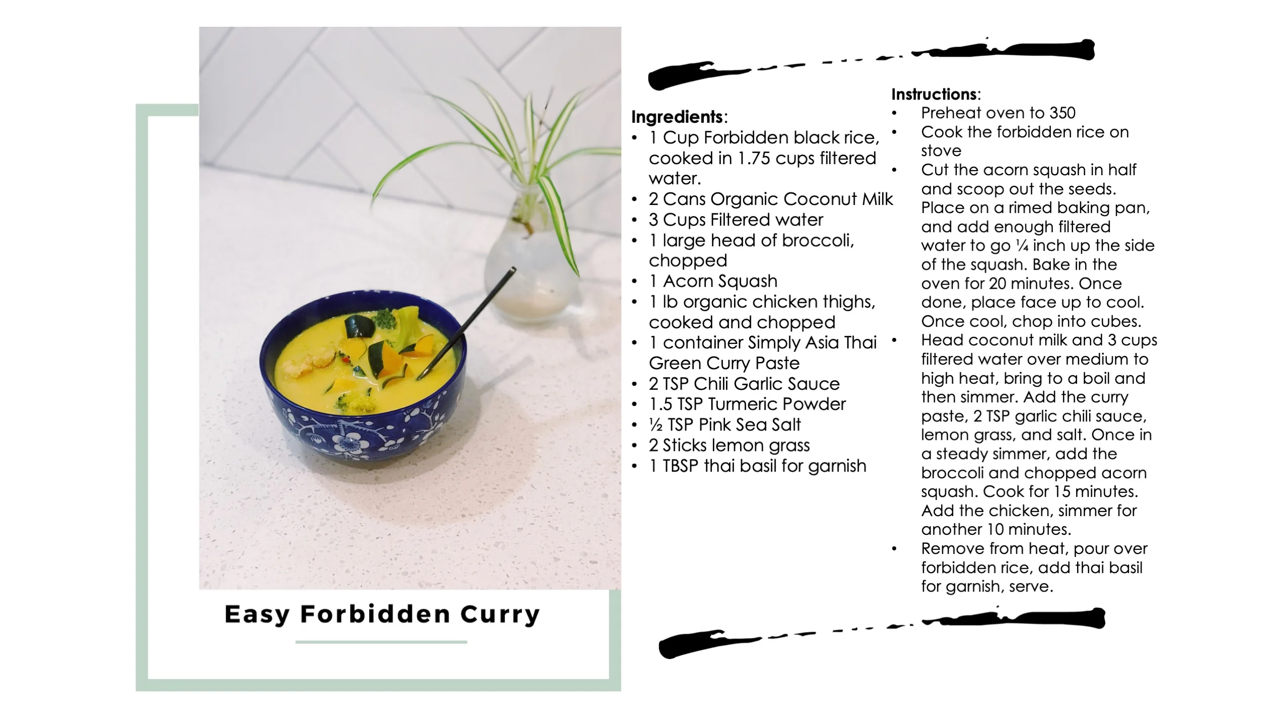 Easy Forbidden Curry