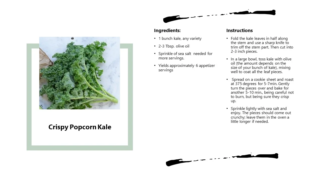 Crispy Popcorn Kale!