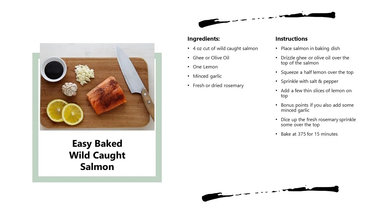 Easy Baked Wild Caught Salmon