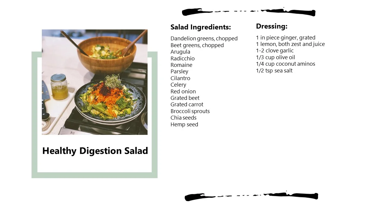Healthy Digestion Salad