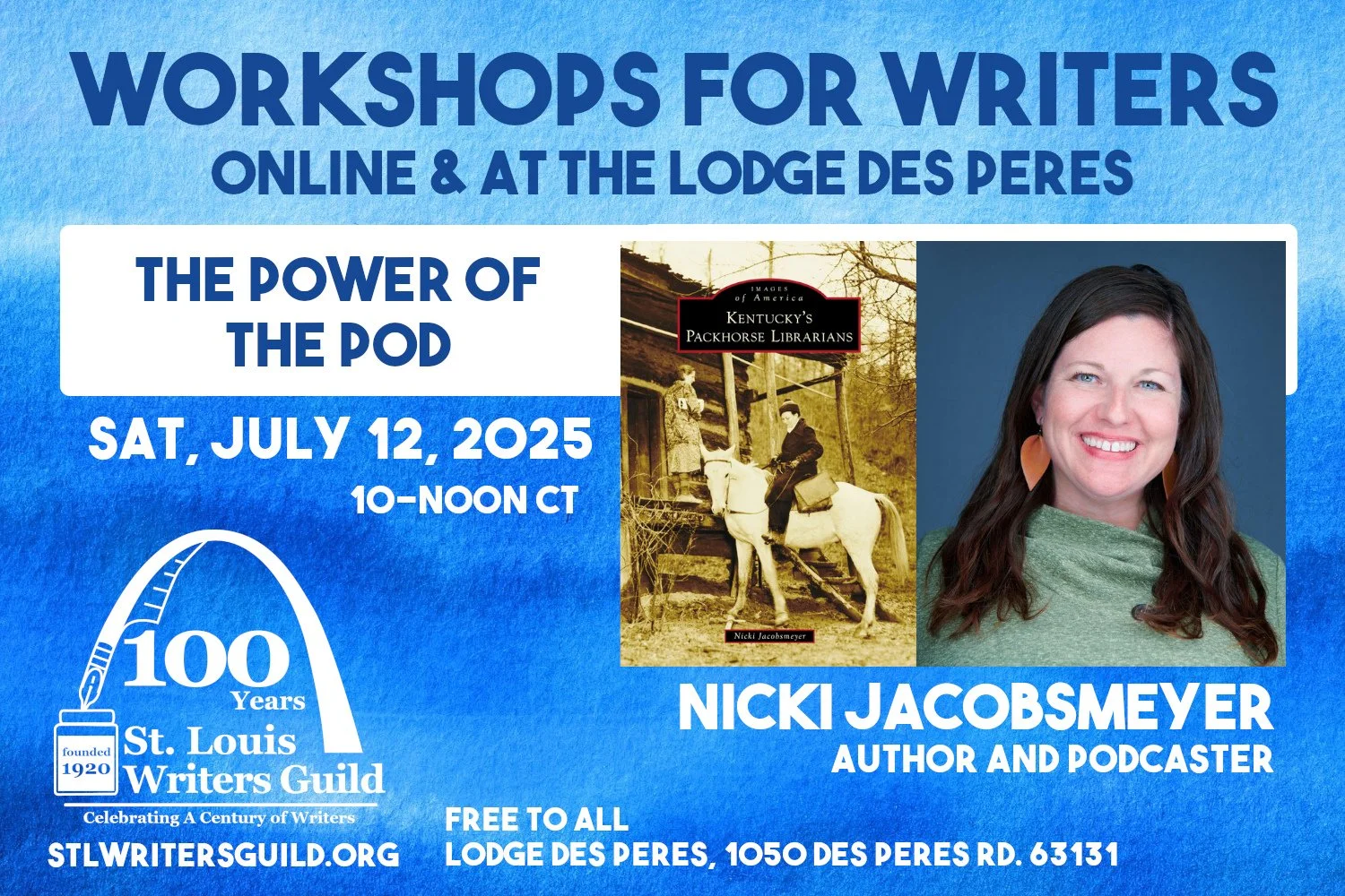 Workshops for Writers - July 12: The Power of the Pod
