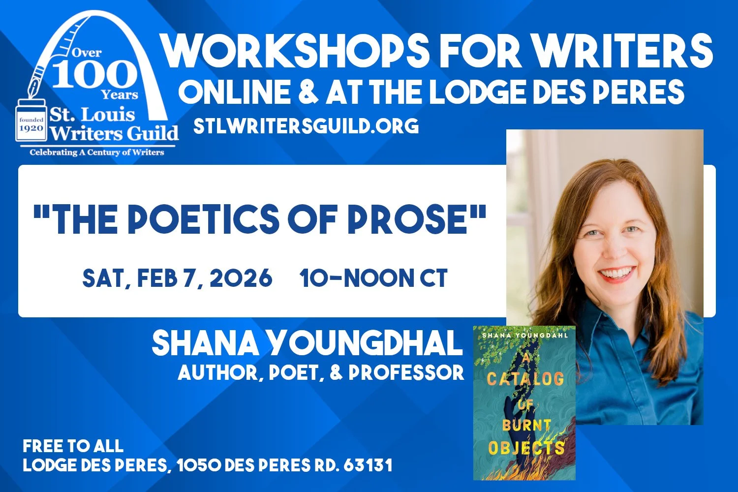 Workshops for Writers - February 7: The Poetics of Prose