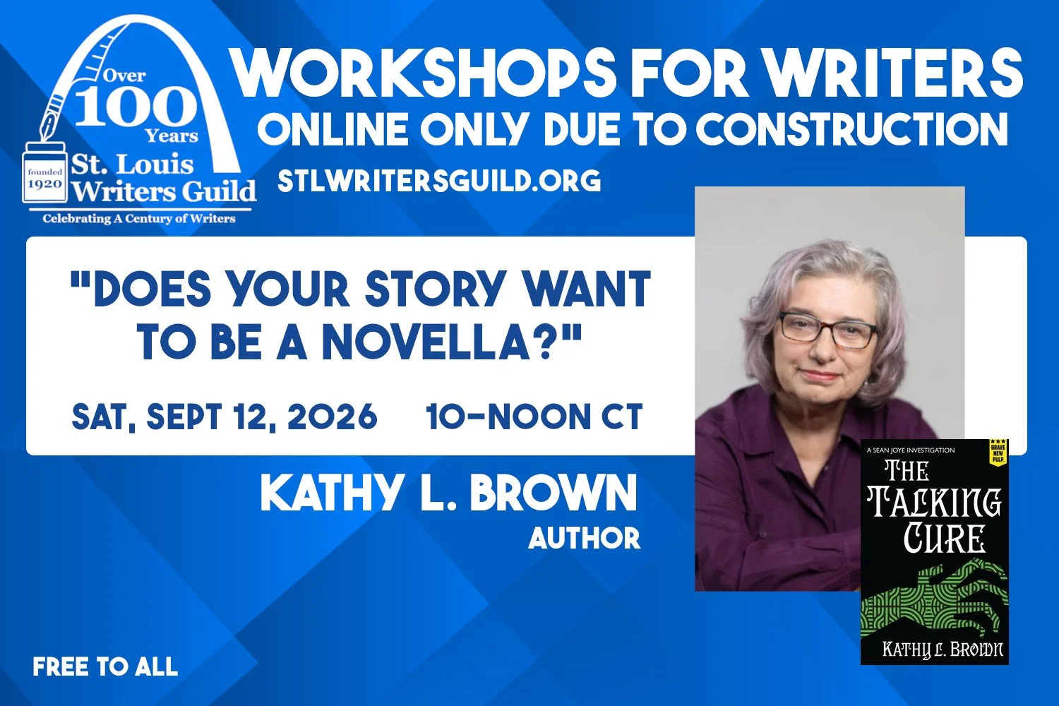 Workshops for Writers - September 12: Writing the Novella