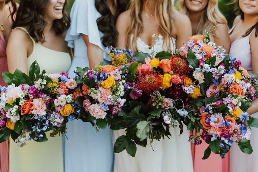 Some people make your laugh a little louder, your smile a little brighter, and your life a little better.  They are called bridesmaids. 💐💖 

#bridesmaids #smile #friends #squadgoals #besties #wedding #day #flowers #bouquet #color #pastels #florist 