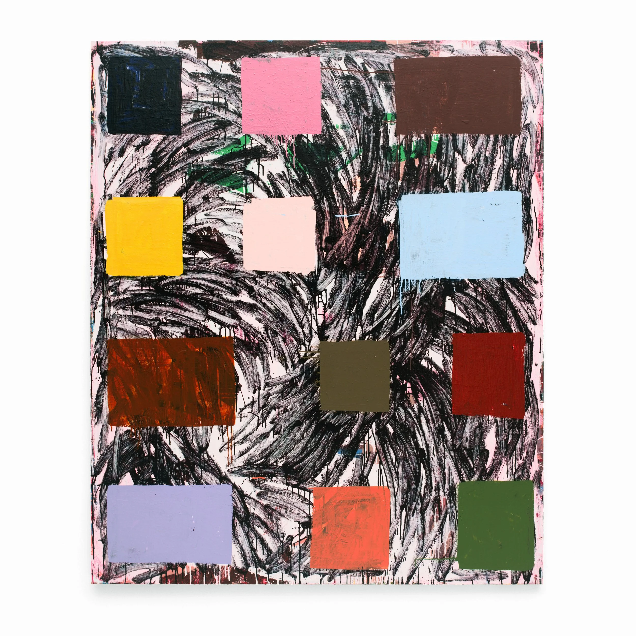  Zara June Williams,  Make it make sense , 2026, Acrylic on canvas, 183 × 152 cm 