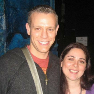 Backstage at Memphis with Memphis, RENT, and AIDA star Adam Pascal.