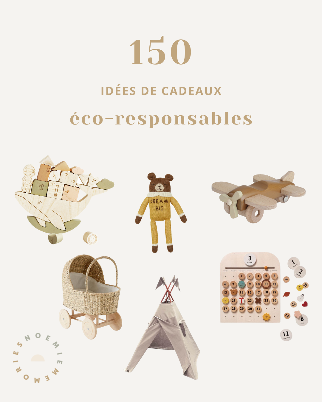 150 idées de cadeaux eco-friendly pour les enfants de 0 à 3 ans