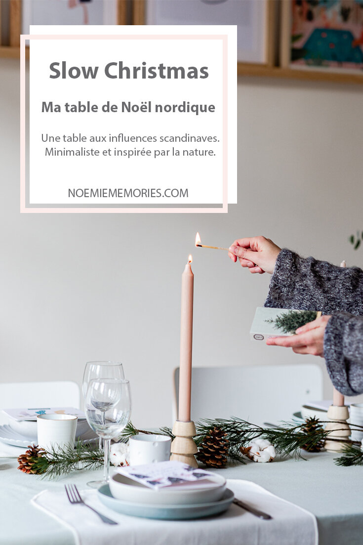 Ma Décoration de Noël  DIY Chemin de Table - Margaux Lifestyle