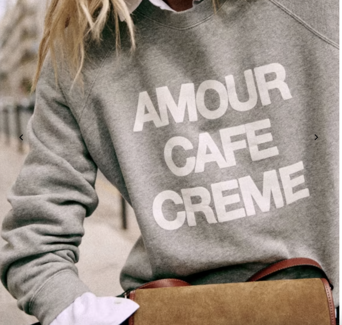 Sweat amour café crème