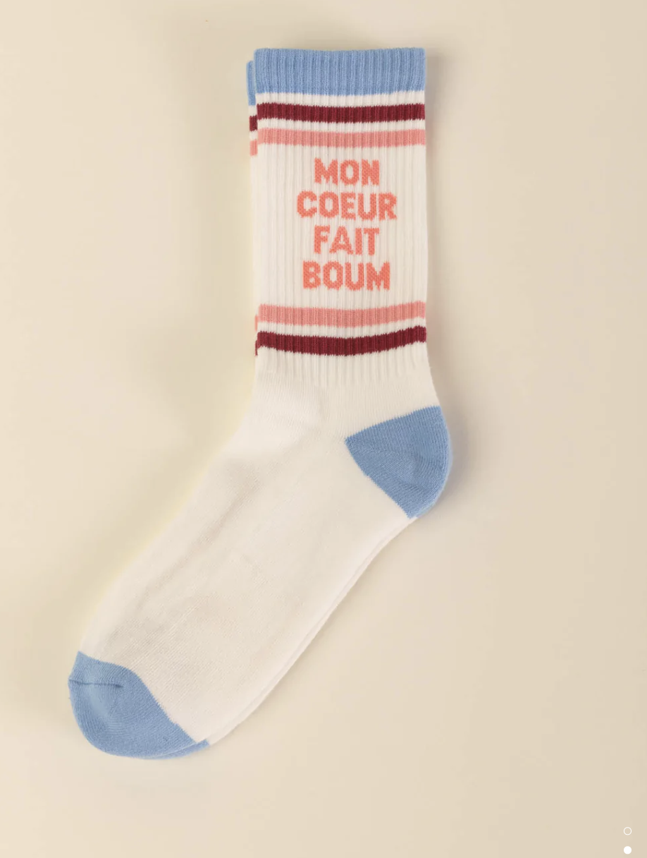 Chaussettes "Mon coeur fait boum"