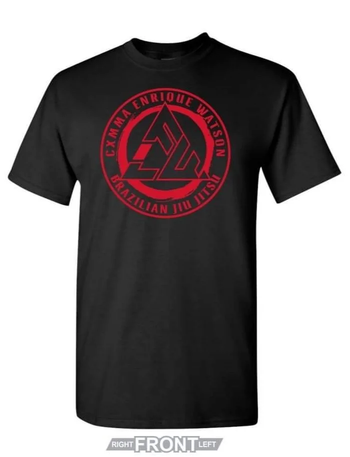 CXMMA Int'l T-Shirt Black; Red Imprint