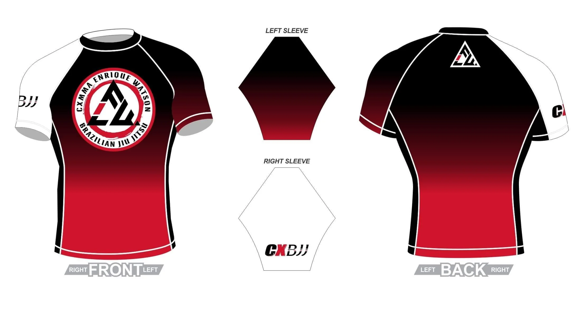 CXBJJ Rash Guard Short Sleeve- Special Edition - Pre Order Item