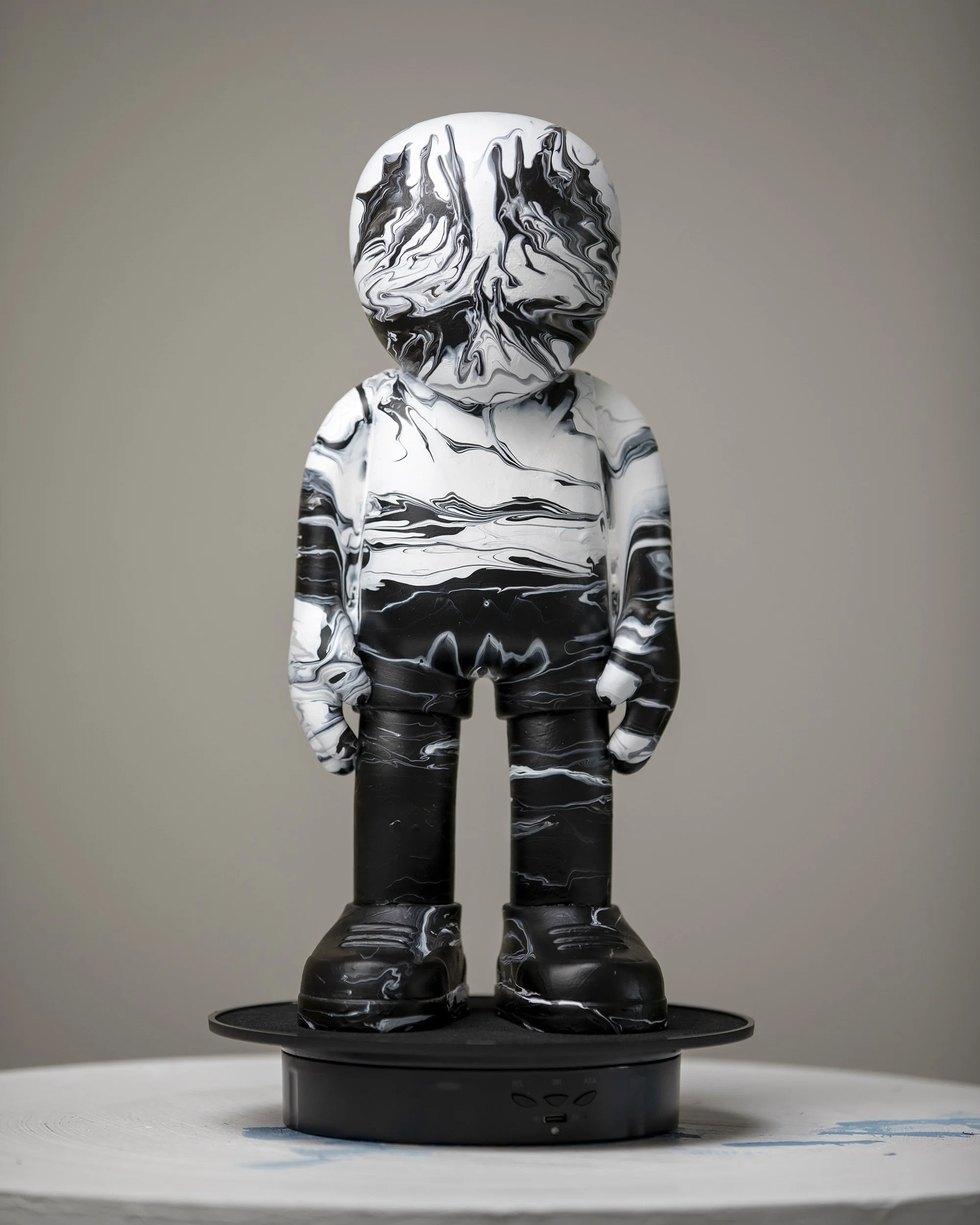 “The Prototype” Marbleized BlackMetal 1